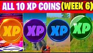 All XP COINS LOCATIONS IN FORTNITE SEASON 4 Chapter 2 (WEEK 6)