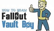 How to Draw Vault Boy From Fallout