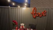 IN LOVE 🫶 Romantic dining for 2 in the comfort of your own home! Perfect set up for: ❤ Valentine's Day 💍 Proposal 👩‍❤️‍💋‍👨 Anniversary Valentine's Day is just around the corner, tag your significant other with a "😉". Send us a DM to enquire further about our Valentine's Day dining package xo | In Style Event Planning