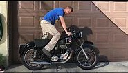 How to start a 1952 Matchless motorcycle