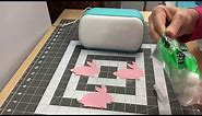 Cutting bunnies image out with the Cricut Joy in Cricut Design Space!
