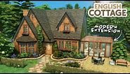 English Cottage w/ Modern Extension // The Sims 4 Speed Build