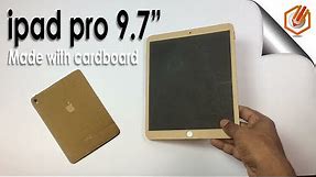 How to Make a iPad pro with Cardboard - DIY apple iPad pro