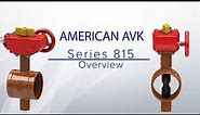 American AVK Series 815 Grooved End Butterfly Valves Overview