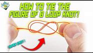 How To tie The Figure of 8 loop knot | The easy way!
