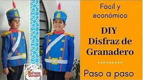 DIY. Disfraz de GRANADERO o Soldado de San Martín para niños, fácil y económico. Y Manuel Belgrano.