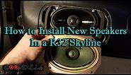 How to Install Speakers In a R32 Skyline