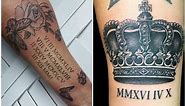 30 incredible Roman numerals tattoo designs to try and their meaning