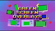 green screen overlays for your aesthetic editing needs