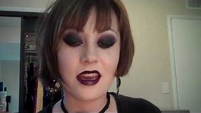 A Gothic Make up Tutorial: Inky Black, & Rich Purple