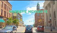 The Largest City In Michigan's Upper Peninsula: Marquette, Michigan 4K.