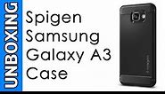 Spigen Samsung Galaxy A3 Case Rugged Armor Unboxing