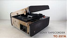 Vintage Sony TC-357A Reel to Reel Tape Recorder Restoration and Repair