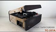 Vintage Sony TC-357A Reel to Reel Tape Recorder Restoration and Repair
