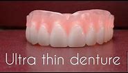 Russell Klein Ultra thin denture/flexible partial review demo video new dentures