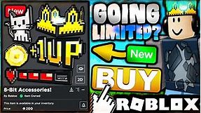 HOW TO GET THE NEW 8-BIT ROBLOX LIMITED ACCESSORIES! [BUY NOW]