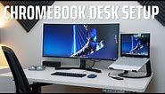 The Clean, Minimal Chromebook Desk Setup