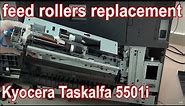 Kyocera Taskalfa 5501i | Feed Rollers Replacement | Tray 3 paper jam