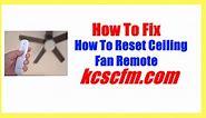 How To Reset Ceiling Fan Remote? [In 1 Minute] - Let's Fix It