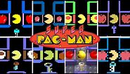 Super Pac-Man - Versions Comparison - Arcade, PV-2000, Sord M5, Atari 8-bit, 5200, MS-DOS and more