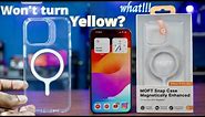 iPhone 15 Pro Max: CLEAR Case We All Been Looking For. It WON"T turn Yellow. wow!!!!!!