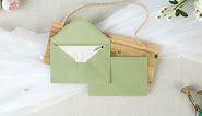 PONATIA A4 Sage Green Invitation Envelopes