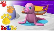 TuTiTu Animals 🌻🧊 Sea Lion 🌼Educational Animal Toy Building for Toddlers