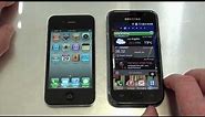 iPhone 4 Vs Samsung Galaxy S Video Review Part 1