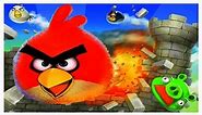Angry Birds Round Puzzle Skill Game Walkthrough Levels 1-4