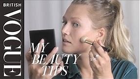 Toni Garrn's Guide To Fresh-Faced Makeup | My Beauty Tips | British Vogue