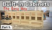 How To Make a Giant Built-In Cabinet || Built-In Cabinet Tutorial