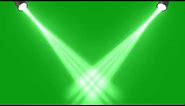 Concert Stage Lights Green Screen Animated Background
