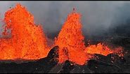 Watch as Hawaii’s Kilauea volcano erupts lava