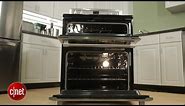 Maytag's plasticky double-oven range lacks curb appeal
