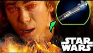 Why Anakin Tried to Reach His Lightsaber While Burning (Not Why You Think) - Star Wars Explained