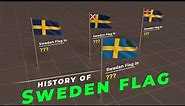 Evolution of Sweden Flag | History of Sweden flag | Flags of the world |