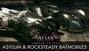 Batman: Arkham Knight - Arkham Asylum & Rocksteady Batmobile Skins