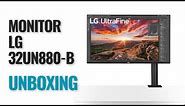 Unboxing Monitor LG UltraFine Ergo 32UN880-B