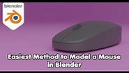 Step-By-Step Blender Beginners Tutorial on How to Model a Computer Mouse | Blender