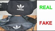 Real vs Fake Adidas chest bag. How to spot counterfeit Adidas belt bags