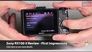 Sony RX100 II Review - First Impressions