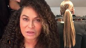 Ms Tina Shows Off Beyonce's Long "Natural" Hair, Haters Will Say It's Weave
