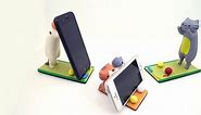 Auhafaly Cute Cat Smartphone Stand Phone Holder