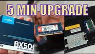 Sony Vaio RAM & SSD Upgrade - 8 year OLD laptop renewed to WINDOWS 10 - Make your Laptop Superfast !