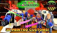 Real Ghostbusters 3D Printed Customs by Charlie's Custom Toy Shop