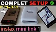 Instax Mini Link Setup, Install Film, Connect To Smart Phone, Print Photos, Print Quality Review.