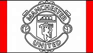 How To Draw Manchester United Logo - Step By Step Drawing