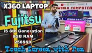 Old Days Are Back Again Second hand X360 Fujitsu Touch Screen Laptop | Used Laptop Mumbai