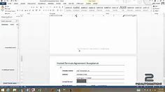 Using Word Templates to Create a Simple Contract