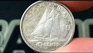 1963 Canada 10 Cents Coin • Values, Information, Mintage, History, and More